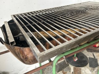 Barbacoa de acero inoxidable casera
