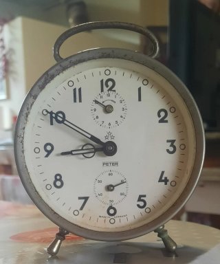 Sveglia vintage PETER Made in Germany