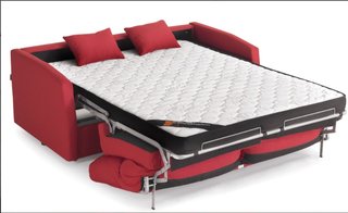 SOFÁ CAMA italiano CASTLE con chaise longue y arcó