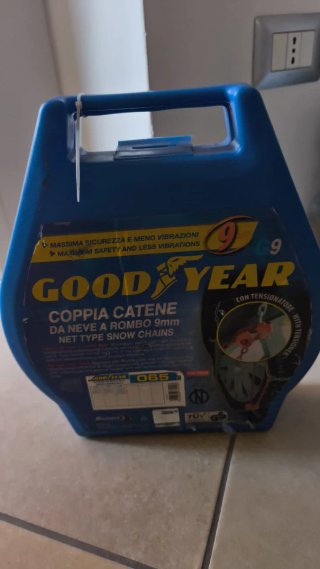 Coppia Catene Neve Goodyear 9mm G9