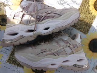Sneakers Buffalo donna beige/bianche