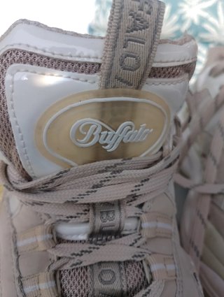 Sneakers Buffalo donna beige/bianche
