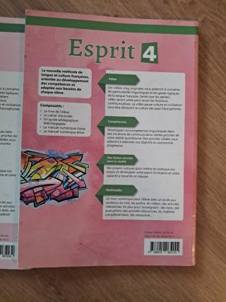 Esprit 4. Libro del alumno y cuaderno ejercicios