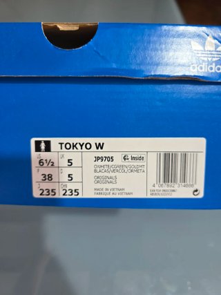 Adidas Tokio Talla 38 Blanco y Verde