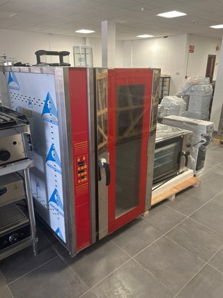 Horno Convección Eléctrico/Gas Rojo
