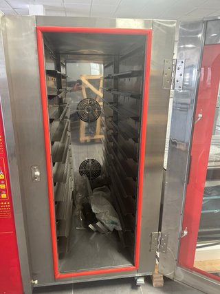 Horno Convección Eléctrico/Gas Rojo
