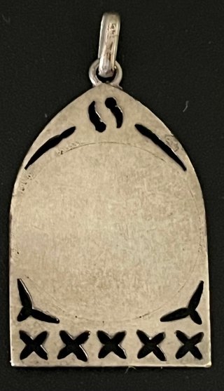 Medalla Virgen Montserrat, Plata Gótico/Modernista