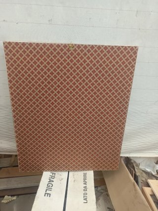 Stampa antica con cornice bianco panna