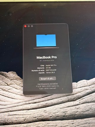 MacBook Pro 16 M4 Pro 24GB 512GB AZERTY