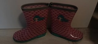Botitas de agua niña sirena rosa Talla 28/29