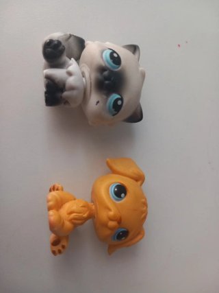 Lote 2 figuras Pet Shop