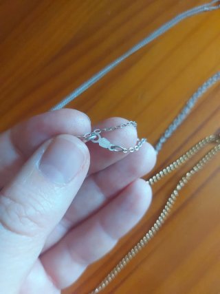 Lote Colgantes y cadenas varios Plata