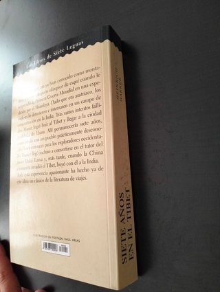 Libro "Siete Años en el Tíbet"