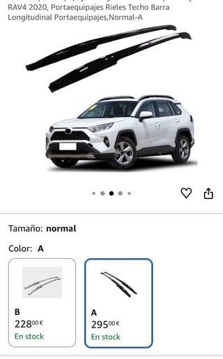 Baca portaequipajes Toyota RAV4 20-26