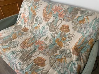 Sofá Cama Vintage Estampado Floral. PRECIO NEGOCIA