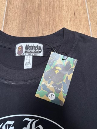 Camiseta Bape x Chrome Hearts Corta Negra