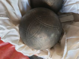 2 Bocce da competizione in metallo