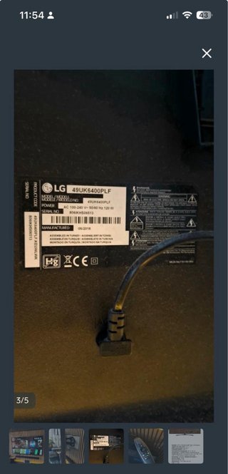 TV LG 49 4K