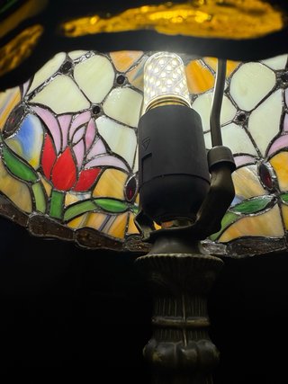 Lampada Da Tavolo Stile Liberty-Casa, Ufficio