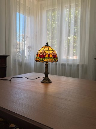 Lampada Da Tavolo Stile Liberty-Casa, Ufficio