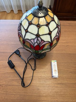 Lampada Da Tavolo Stile Liberty-Casa, Ufficio