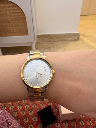 Reloj Tous bicolor con corazón