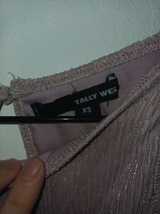 Top Tally Weijl rosa glitter