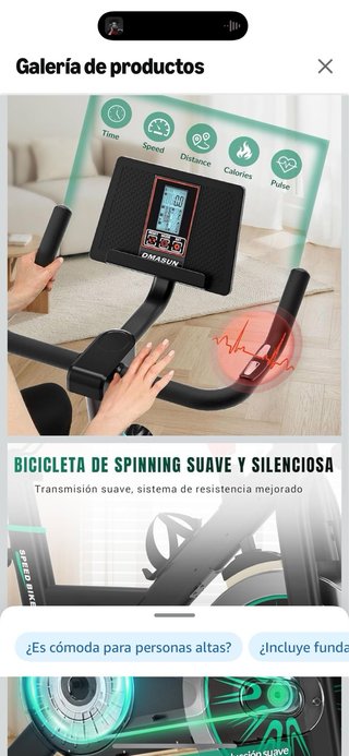 Bicicleta Estática Profesional DMASUN
