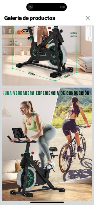 Bicicleta Estática Profesional DMASUN