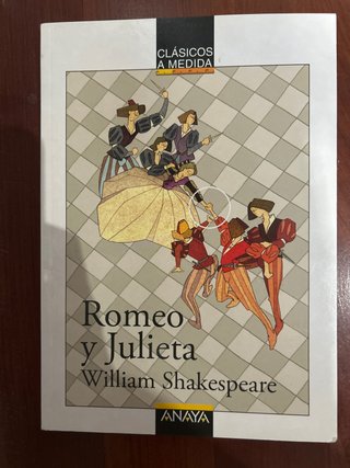 Libro de lectura Romeo y Julieta