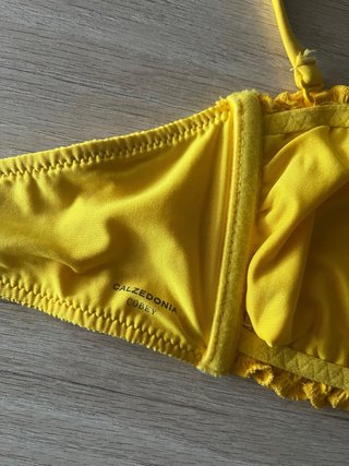 Top bikini Calzedonia amarillo