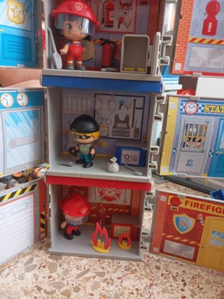 Playset Comisaría Policía Pin y Pon