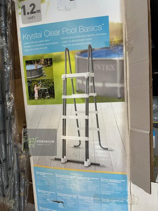 Intex Escalera Piscina escalones extraíbles 122 cm