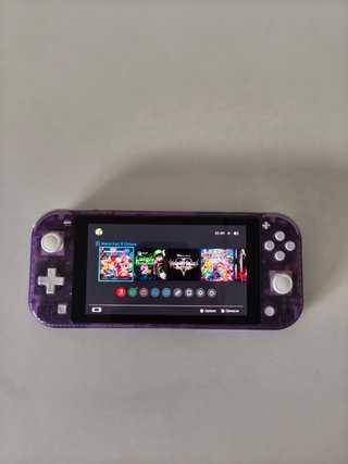 Nintendo Switch Lite Morado con Kit Super5 OLED