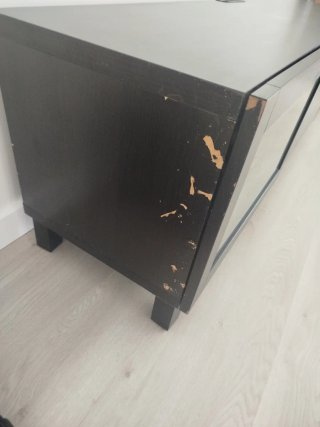 Mueble TV Besta Ikea Marrón oscuro