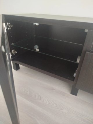 Mueble TV Besta Ikea Marrón oscuro