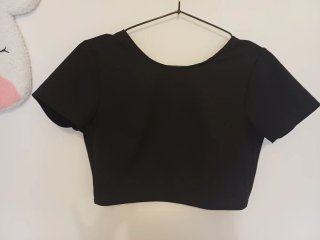 Elegante camicetta nera