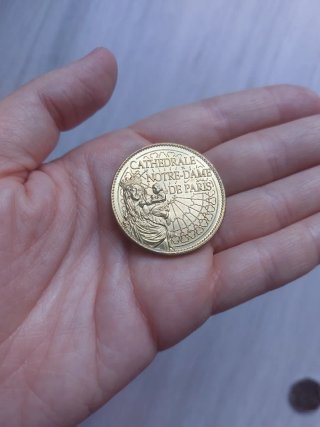 Monedas Conmemorativas Notre Dame París 2015