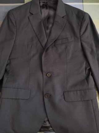 Traje Massimo Dutti Azul marino