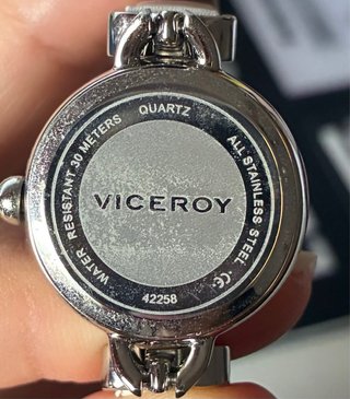 Reloj Viceroy niña/mujer plata y blanco