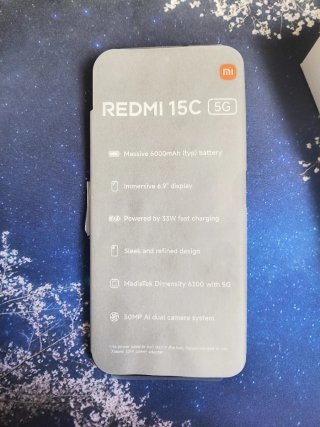 REDMI 15C,5G.8GB RAM,128GB