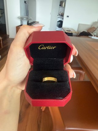 Bracciale e anello Cartier oro