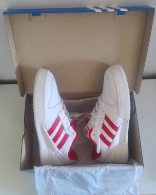 Adidas Team Court 2 Zapatillas Blancas Rojas