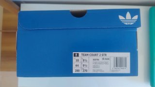 Adidas Team Court 2 Zapatillas Blancas Rojas