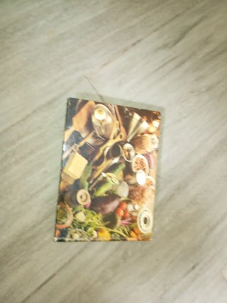 Libro de cocina con recetas