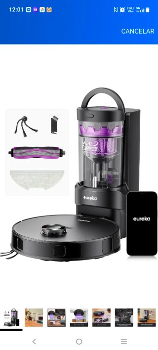Aspiradora Eureka E20 Plus Negra