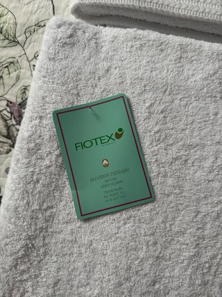 Lote de 2 Toallas Fiotex Blancas Algodón