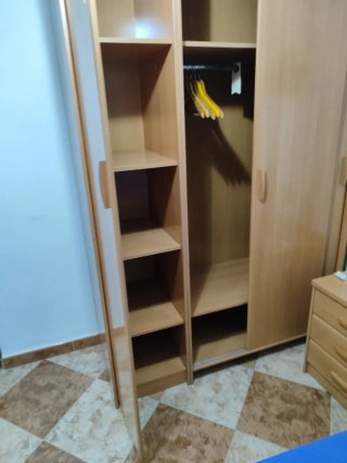 Armario 2 módulos 142x210cm madera