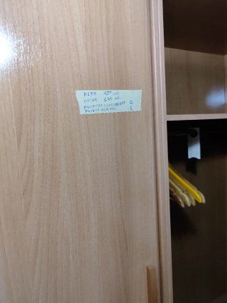 Armario 2 módulos 142x210cm madera