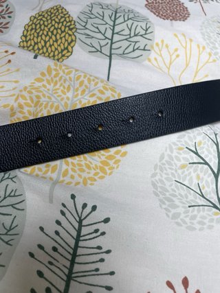 Cinturón Hermès Negro y Dorado
